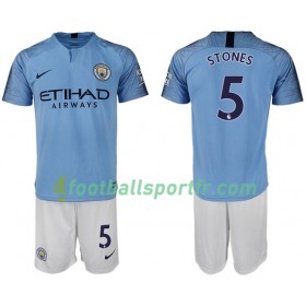 Tenue Manchester City STONES 5 Enfant Domicile 2018-2019 Maillot de Foot